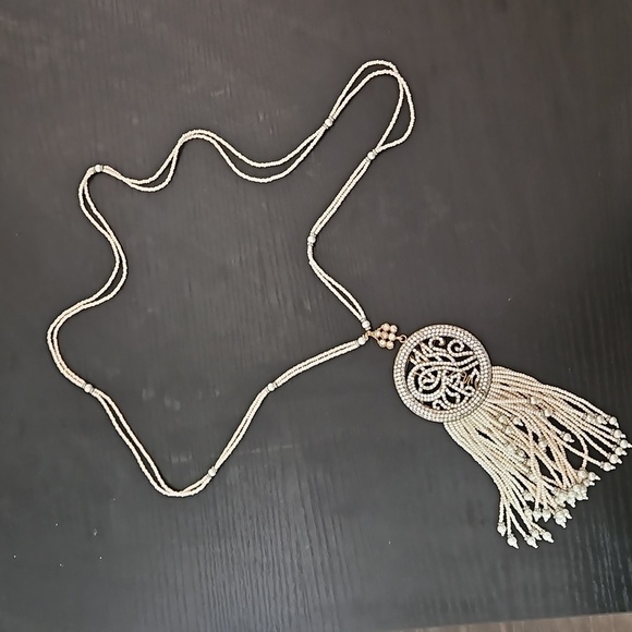 A Beaded long necklace - Picture 2 of 6